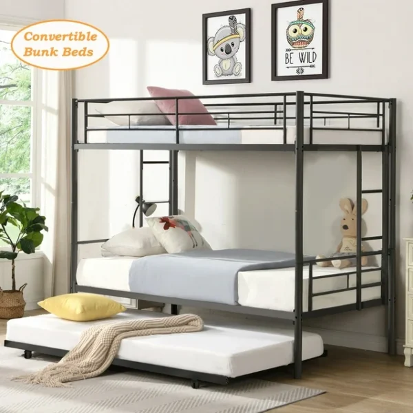 Twin Over Twin Metal Bunk Beds